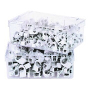 HEIDEMANN Collier à clous gris 7-11 mm longueur clou 30 mm pack professionnel 250 pièces