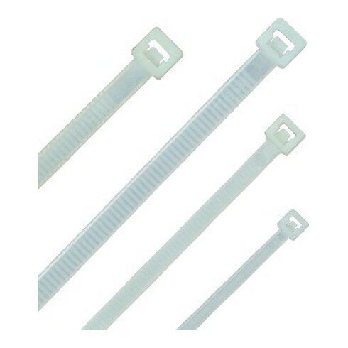 HEIDEMANN Colliers de câble en nylon 200 x 4,8 mm, 100 pièces SB