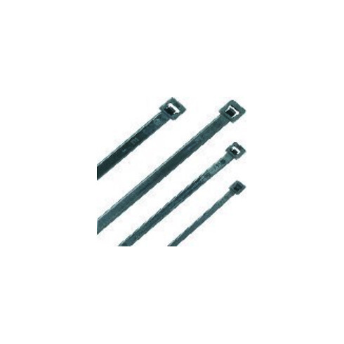 HEIDEMANN Colliers de serrage en nylon noirs 200 x 4,8 mm, résistants aux UV, 100 pièces SB