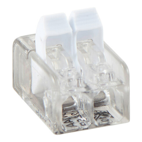 Heidemann Connecteur de connexion avec levier 2x0,2-2,5 mm² 100 pièces