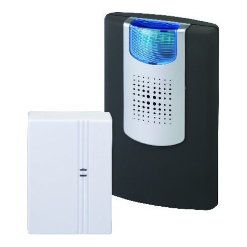 HEIDEMANN Ensemble carillon sans fil HX Action 150m, anthracite, capteur d'appel