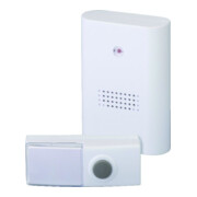 HEIDEMANN Kit carillon sans fil HX One, 100m blanc, avec clip ceinture