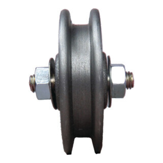 Heinrich Betz & Söhne Roue de portail coulissant 160 mm STA zingué 175 kg 14/17 mm