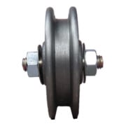 Heinrich Betz & Söhne Roue de portail coulissant 160 mm STA zingué 175 kg 14/17 mm