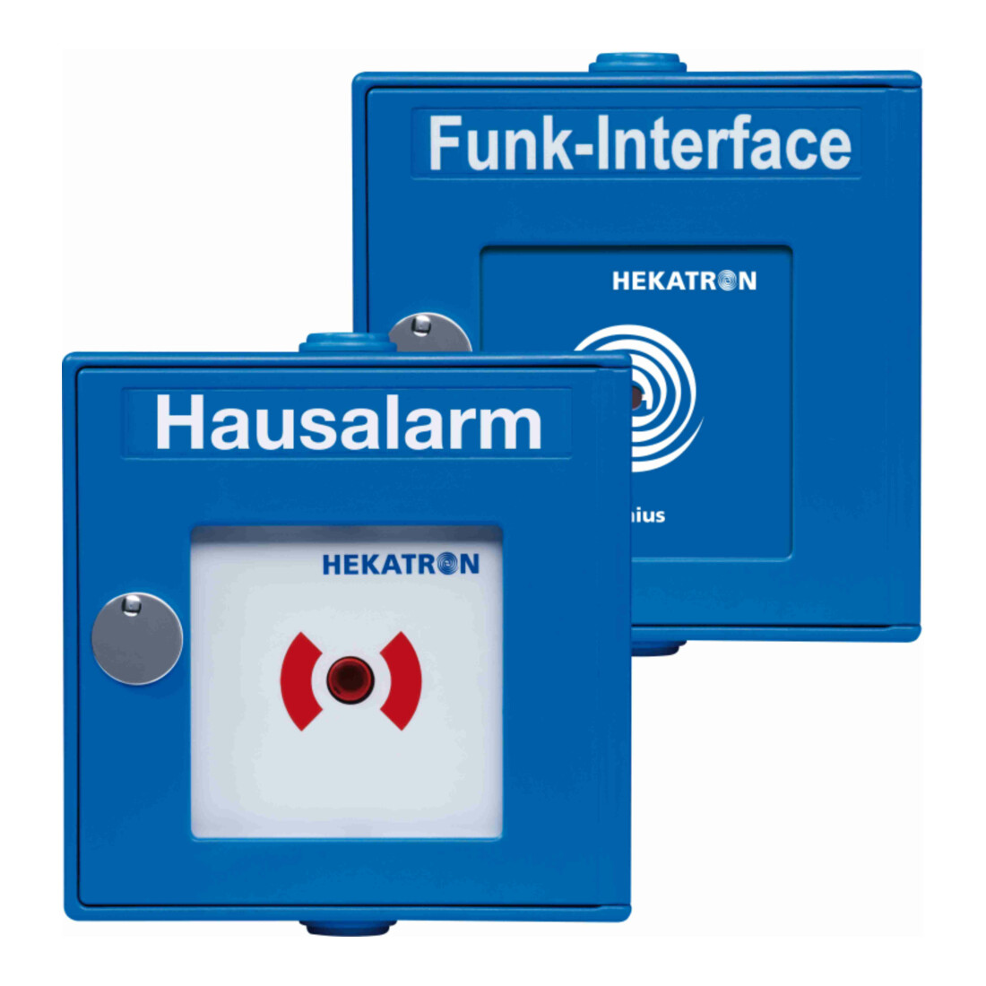 Hekatron Vertriebs Bouton-poussoir sans fil pour système radio Genius 31-5000013-01-03