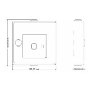 Hekatron Vertriebs Bouton-poussoir sans fil pour système radio Genius 31-5000013-01-03-5