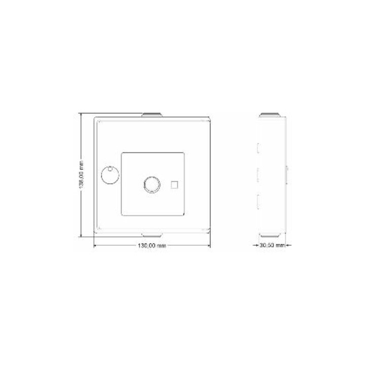 Hekatron Vertriebs Bouton-poussoir sans fil pour système radio Genius 31-5000013-01-03