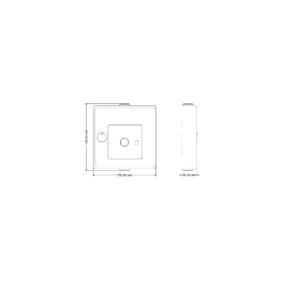 Hekatron Vertriebs Bouton-poussoir sans fil pour système radio Genius 31-5000013-01-03