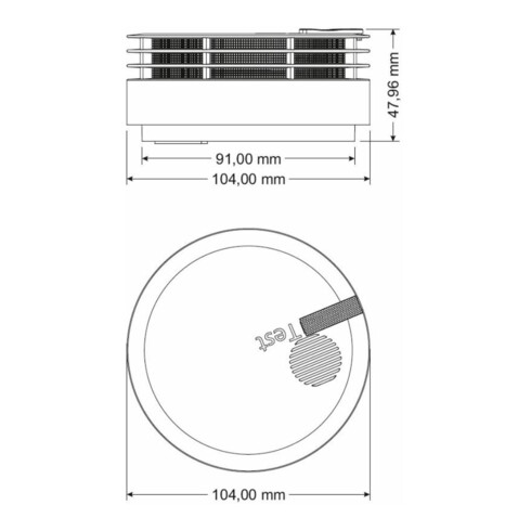 Hekatron Vertriebs Rauchwarnmelder Genius Plus-N (VE30)
