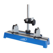 Helios-Preisser Appareil de test de rotation avec supports prismatiques, plaque 350x110, 65 mm