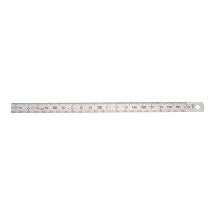Helios Preisser Biegsamer Stahlmaßstab R. Teilung: C 1000 x 20 x 0,5 mm