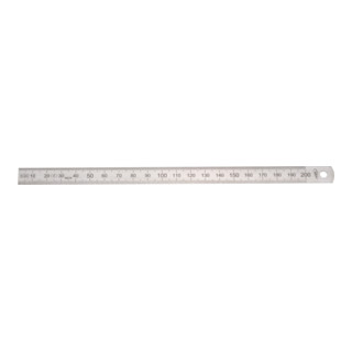 Helios Preisser Biegsamer Stahlmaßstab RCr. Teilung: B 500 x 20 x 0,5 mm
