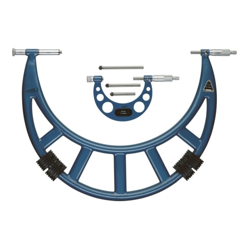Helios-Preisser Bügelmessschraube m.auswb. Amboss, HM, 0,01 mm 1200-1400 mm
