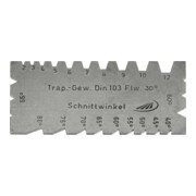 Helios-Preisser Combinaison jauge de rotation et filetage acier 90x40x2 mm