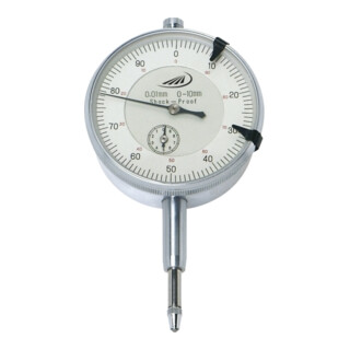 Helios-Preisser Comparateur 58 mm antichoc, précision 0,01 mm 10 mm