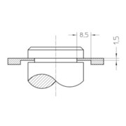 Helios-Preisser Dig. Außensicherungsnuten messschieber 300 x90 mm
