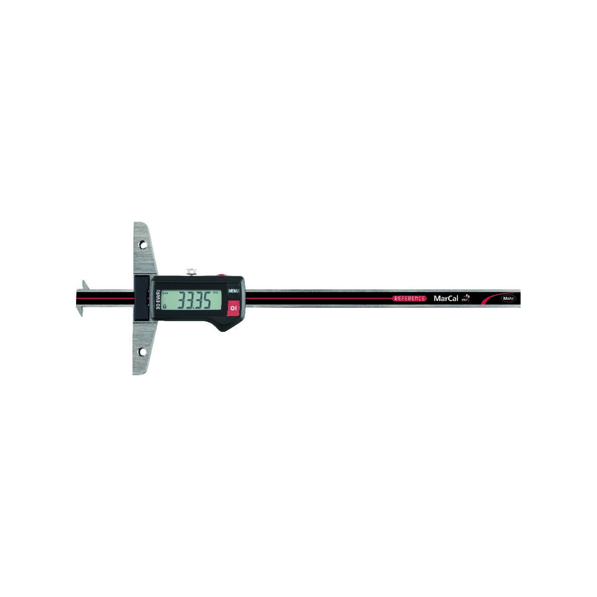 Helios Preisser Dig. Tiefenmessschieber 30 EWRi-D 300mm mit Doppelhaken ; Mahr
