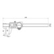 Helios-Preisser Dig. Tsch-Wandstärkenmess schieber IP67, 150x40 mm-4