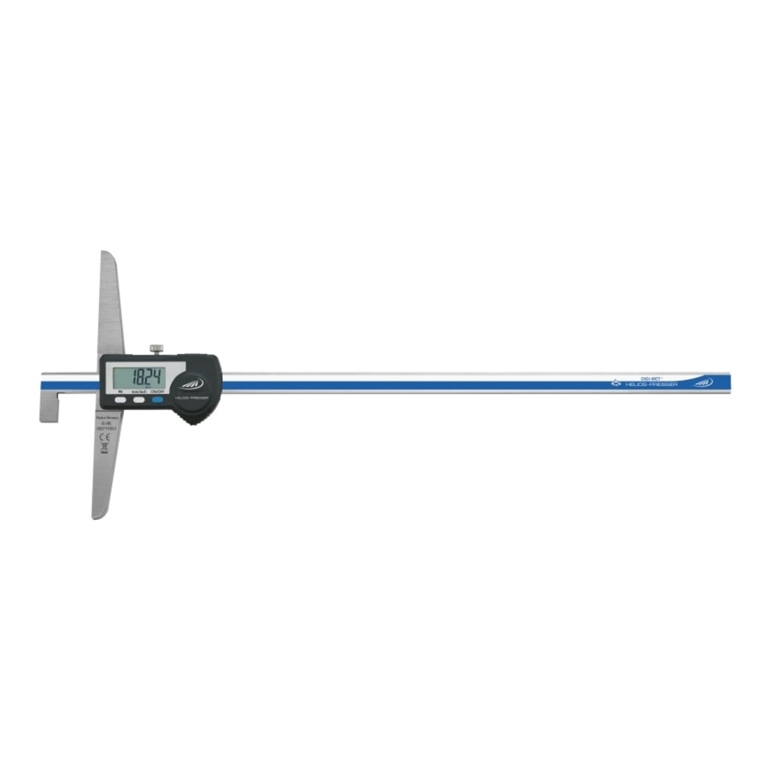 Helios Preisser Digi. Tiefenmessschieber IP67 DIGI-MET 300mm INOX abg. Messtange