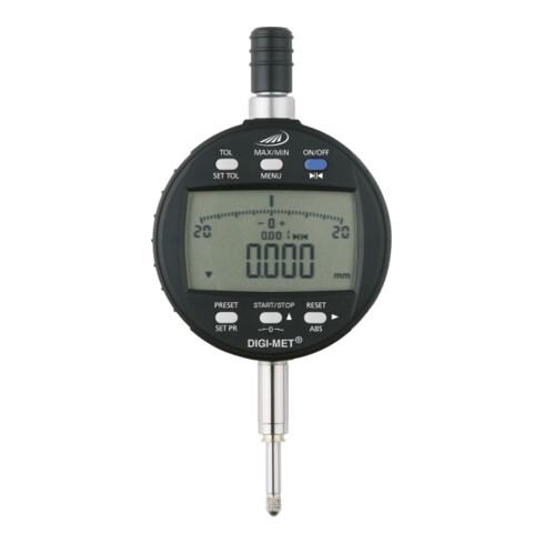 Helios-Preisser Digitale Messuhr mit komb. Ziffern-/Skalenanzeige MB 12,5mm