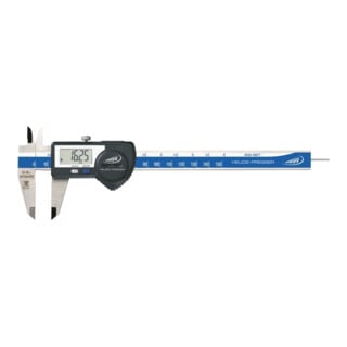 Helios-Preisser Digitaler Tiefenmessschieber .RS232+ Digimatic DATA VARIABLE rd. Tfm, 150 mm