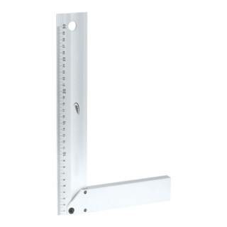 Helios-Preisser Équerre de menuisier avec profilé en aluminium 250 mm