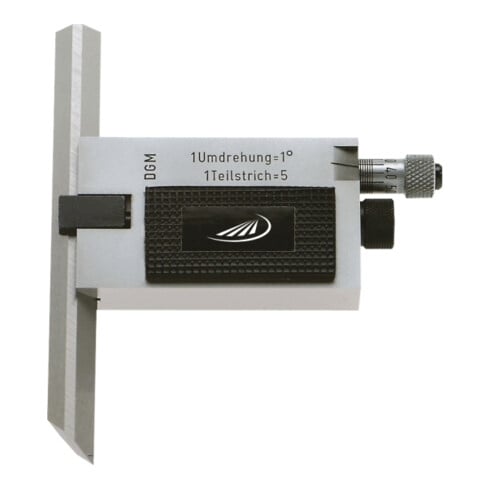 Helios Preisser Équerre de précision avec règle coulissante