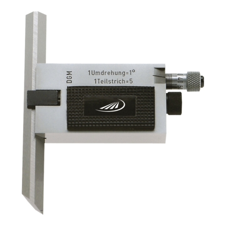 Helios Preisser Équerre de précision avec règle coulissante
