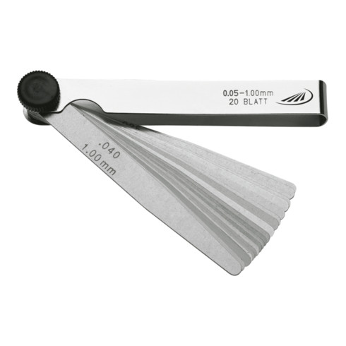 Helios Preisser Fühlerlehre Messing 0.05 mm
