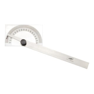 Helios-Preisser Gradmesser avec plaque rectangulaire Chr. 85x150 mm