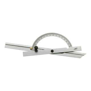 Helios-Preisser Gradmesser avec règle réglable chrome 300x600 mm