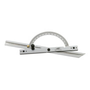 Helios-Preisser Gradmesser mit doppelter und verstellbare Schiene Chr. 100x150mm