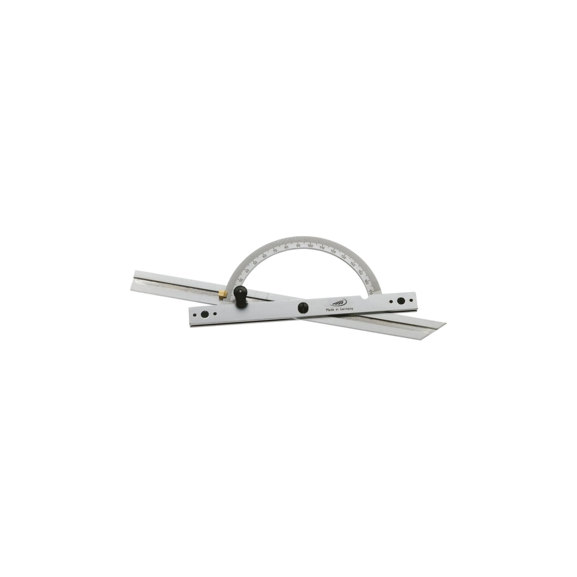 Helios-Preisser Gradmesser mit doppelter und verstellbare Schiene Chr. 150x300mm