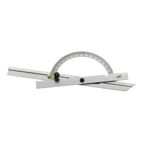 Helios-Preisser Gradmesser m.verstellb.Sc hiene Chr. 100x150 mm