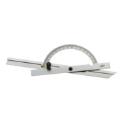 Helios-Preisser Gradmesser m.verstellb.Sc hiene Chr. 100x150 mm