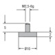 Helios-Preisser HM-Messeinsatz M2,5mm 10,0 mm-1