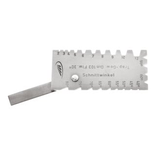 Helios-Preisser Komb. Dreh-u. Gewinde- stahllehre m.Ansch. 90x40x2mm