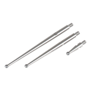 Helios Preisser 0715 Messeinsätze mit Hartmetallkugel Länge 41,2 mm 41.2 mm