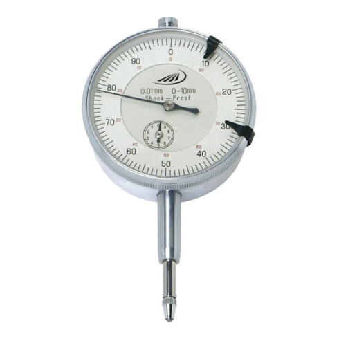 Helios-Preisser Messuhr 58 mm stossg., Abl. 0,01 mm 10 mm