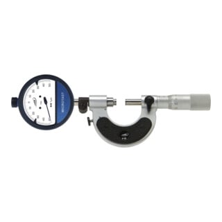 Helios-Preisser Micromètre à cadran fin HM - Plage de mesure 25-50 mm, 0,001 mm