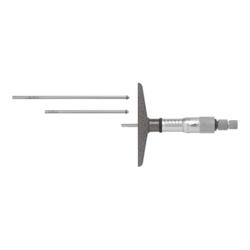 Helios-Preisser Micromètre de profondeur avec insert interchangeable 0,01 mm 0-50 x 50 mm