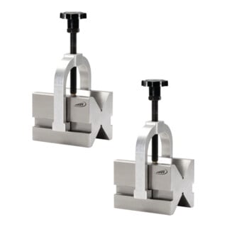 Helios-Preisser Paire de prismes trempés inox 100x75x75 mm, 7-70 m, support