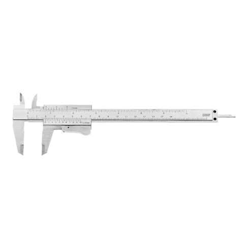 Helios Preisser Pied à coulisse à ressort 150 mm inoxydable