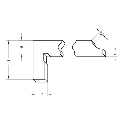 Helios Preisser Pied à coulisse de profondeur avec tige de mesure décalée 1/20 150x100mm