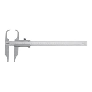 Helios-Preisser Pied à coulisse RCr. sans butée avec pince MB 250x75 mm
