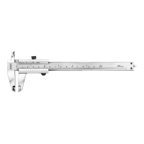 Helios Preisser Pied à coulisse rigide 150 mm inox