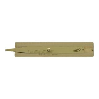 Helios-Preisser Reifenprofil-Tiefenmaß Hartmessing 30 mm