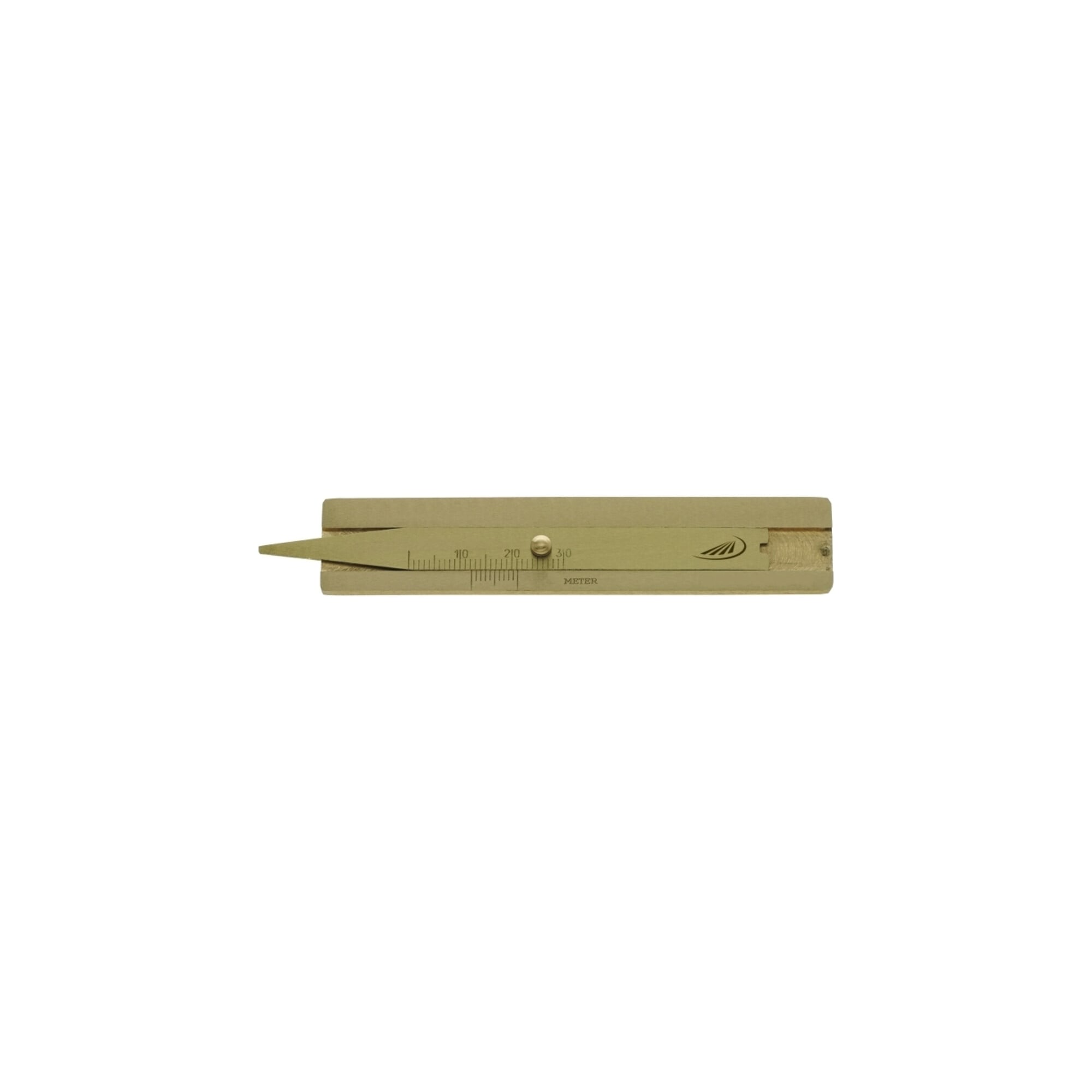 Helios-Preisser Reifenprofil-Tiefenmaß Hartmessing 30 mm