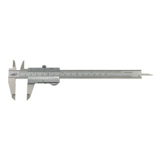 Helios Preisser Taschenmessschieber DUO-FIX 1/20 mm +1/128" 150 x 40 mm