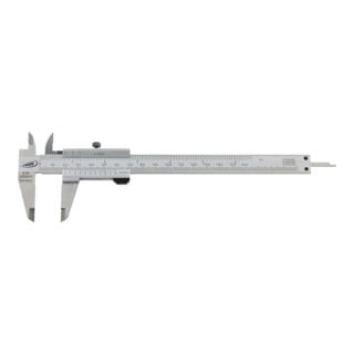Helios Preisser Taschenmessschieber RCr Schraube 0.0 mm